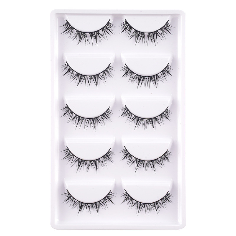 Wangwang Dog Dog Black Terrier Cómics Ojos Pequeños Demonios Pestañas postizas Barbie Mestizo Eyes Simulación natural Transfronterizo