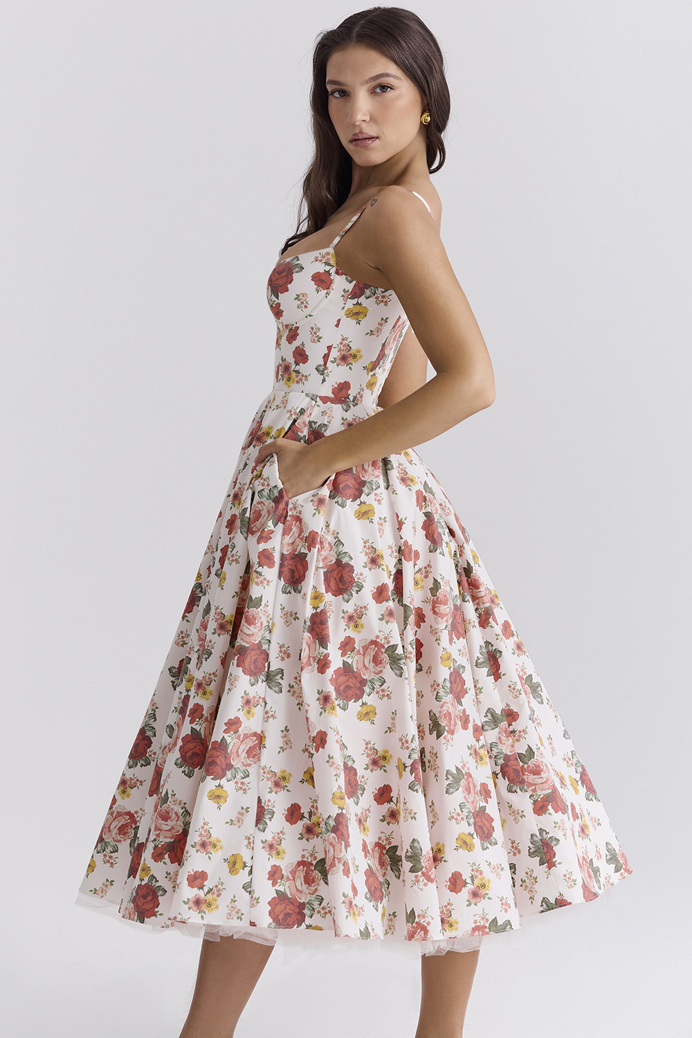 Women's Double Layer Mesh Swing Dress Princess Style Summer Fashion_voghion.com