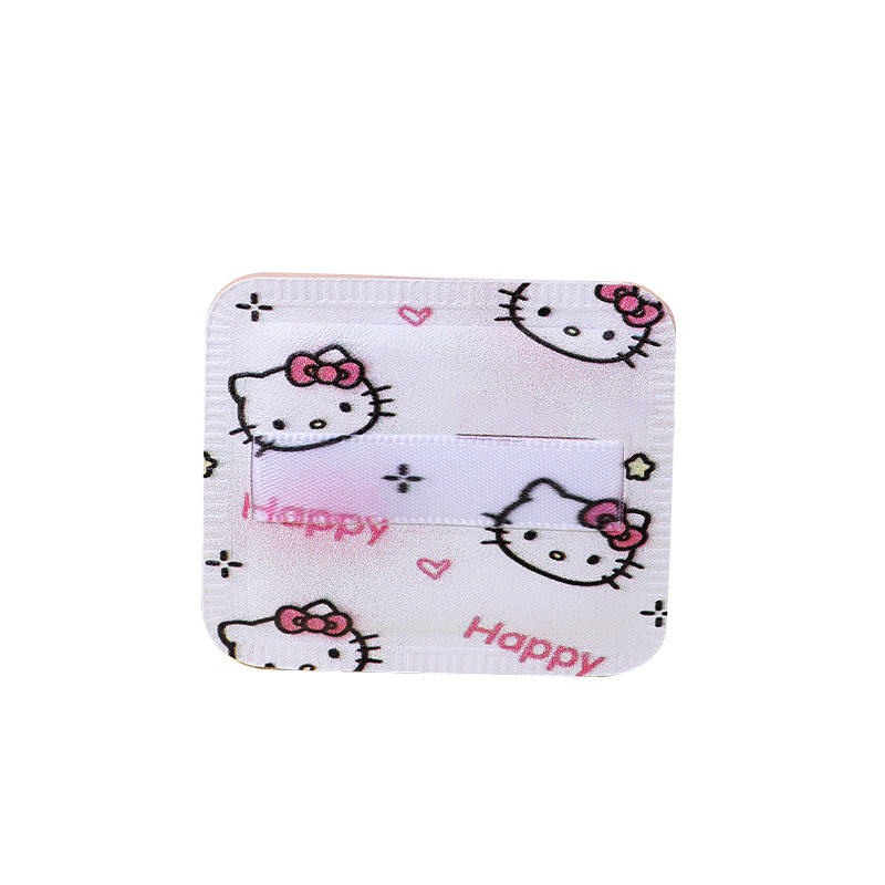 Fábrica personalizada de algodón de azúcar cuadrado soplo de polvo KT gato Sanliou esponja de maquillaje cojín de aire impresión patrón herramienta de belleza