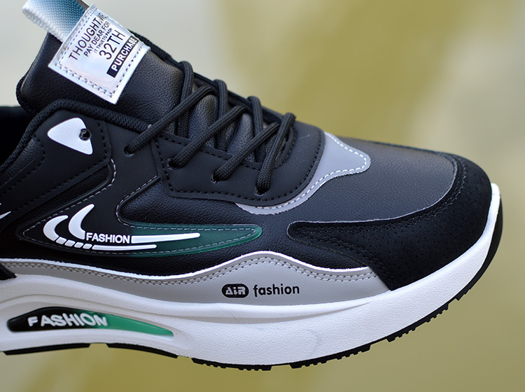 Férfi tavaszi-nyári új sport, vízálló, csúszásgátló futócipő, divatos és sokoldalú apuka cipő_voghion.com