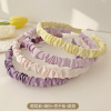 Shiffon headband for face washing, cute universal hairpins to go out, South Korea, internet celebrity