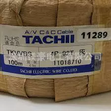 日本原装/タツタ電線TATSUTA/控制电缆/TKVVBS 0.3X4P UL2576