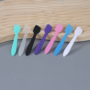 Wholesale in Stock, Plastic Spatula, Cosmetic Dispensing Tool, Facial Mask Spoon, Transparent Cream Spatula