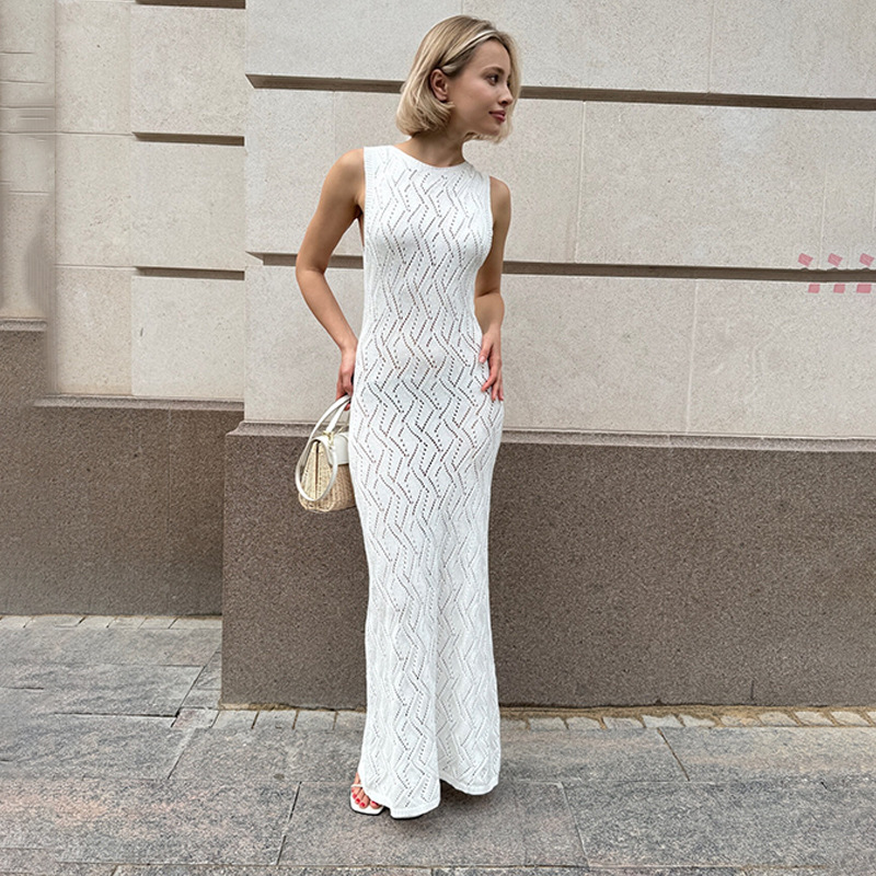 Sundress Dresses Type Polyester Fabric Type Women's Solid Color Solid Color Cover Ups
