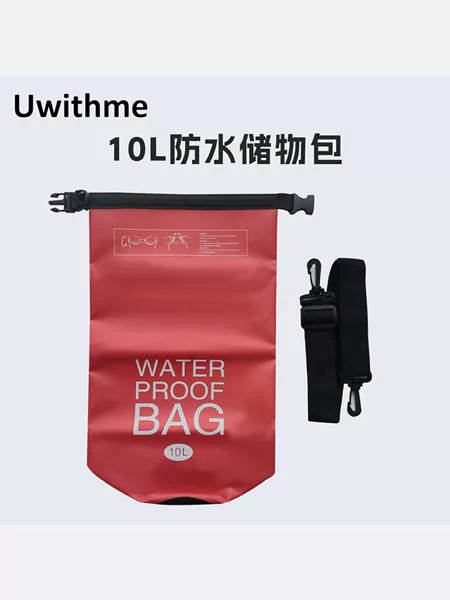 Cross-Border Export 10L Waterproof Bag, Outdoor Diving and Swimming Storage Bag, Convenient Rafting Pvc Waterproof Bag