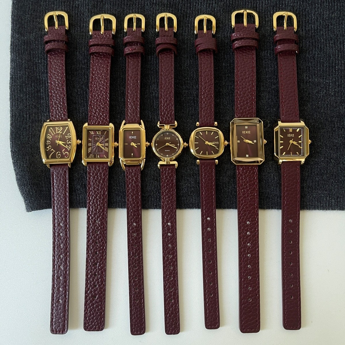 IEKEクロスボーダー小衆安可拉紅中古腕時計女性モデル個性軽豪華小型文字盤生放送プライベート女性時計