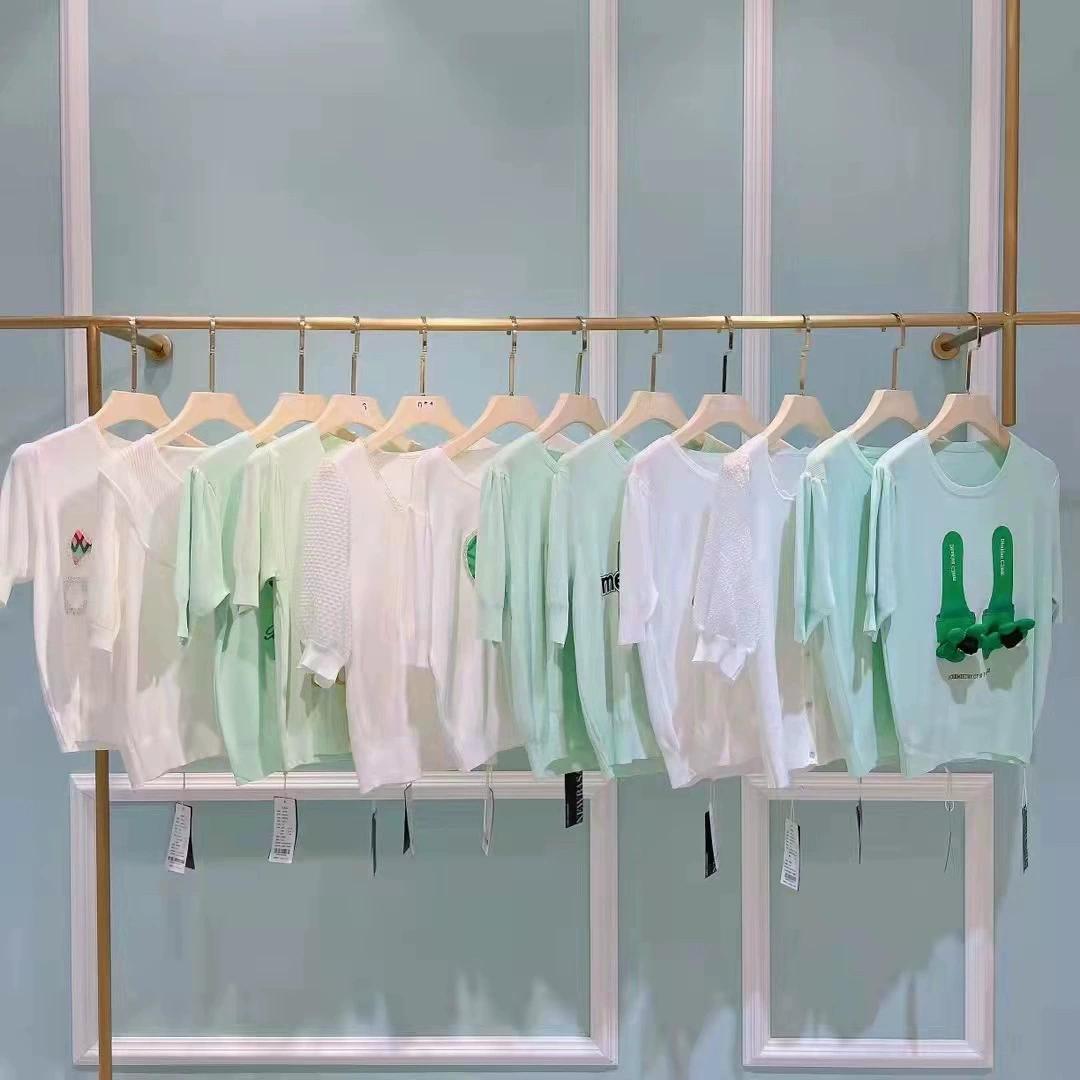 New Bazaar 23 новая летняя двойная песня Tiansi маленькая рубашка бренда со скидкой в прямом эфире