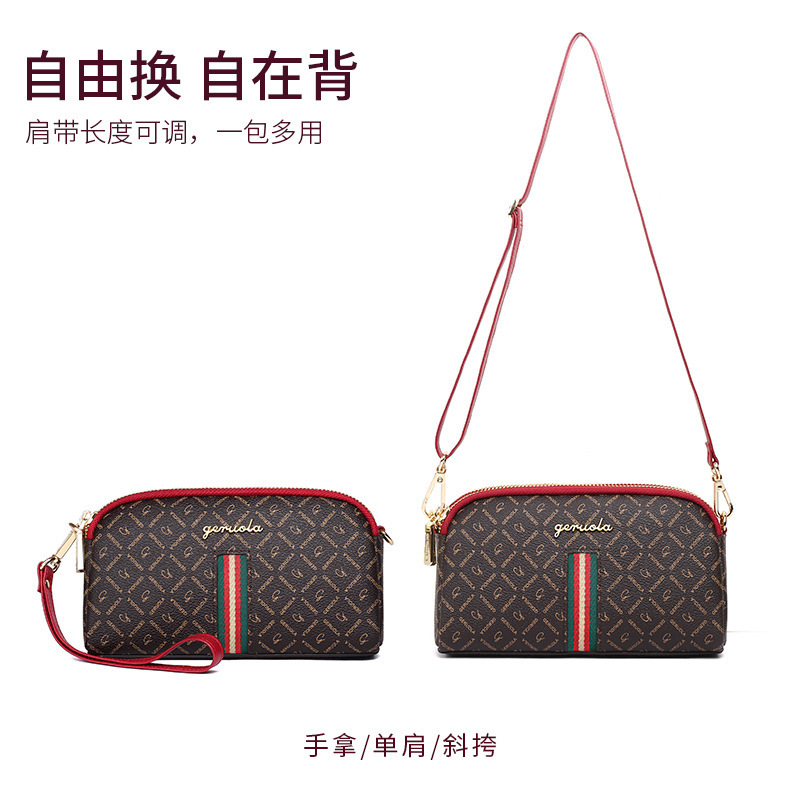 2025 nuevo bolso femenino, bandolera, bolso pequeño de lujo ligero, mini teléfono móvil, bolso atmosférico para mamá, todo fósforo de mediana edad