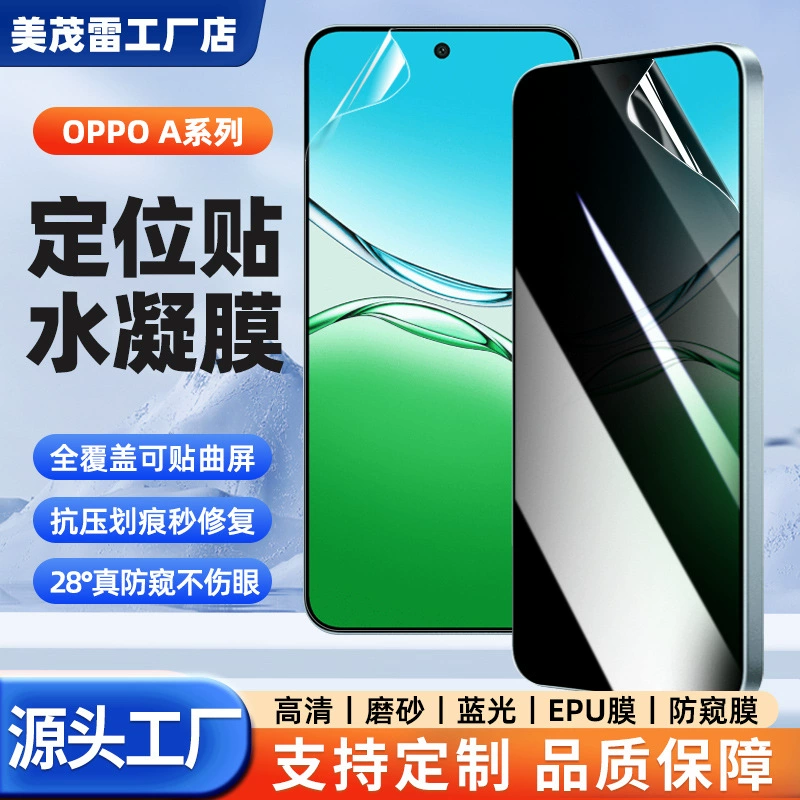 Подходит для oppo A6GT/pro наклейки для позиционирования, HD синезащитная гидрогелевая пленка EPU кристальная пленка A5X, матовая пленка конфиденциальности