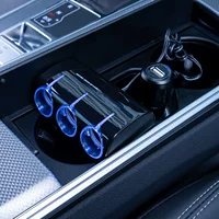 Автомобильное зарядное устройство прикуриватель три с USB многофункциональный автомобиль переключатель розетка одна минута три 12V