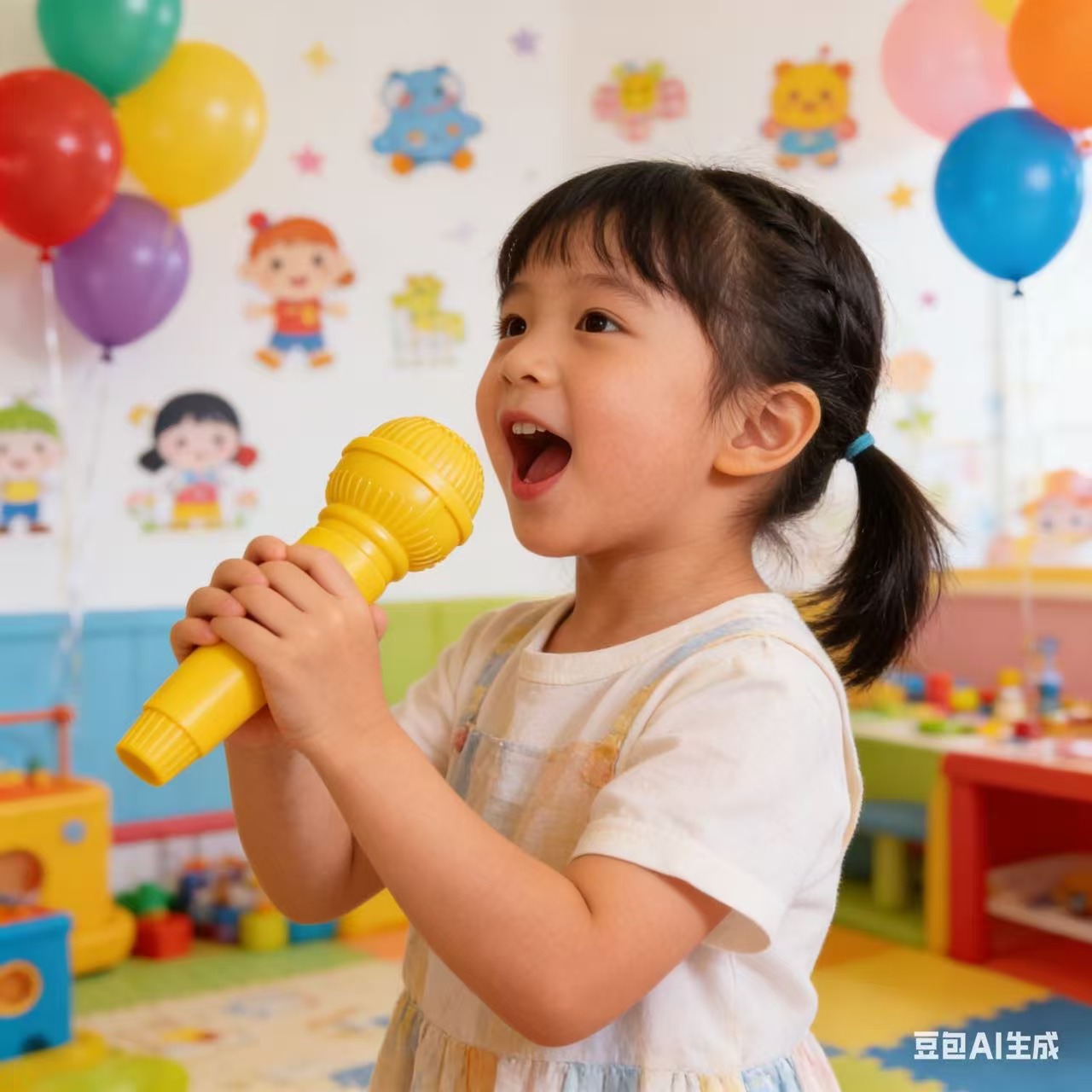 Children's Echo Microphone, No Battery Required, Microphone, Speech Training Instrument, Kindergarten Props