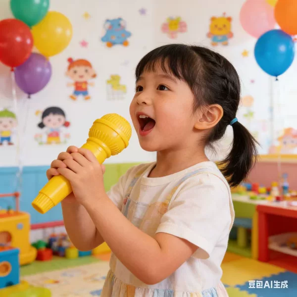 Children's Echo Microphone, No Battery Required, Microphone, Speech Training Instrument, Kindergarten Props