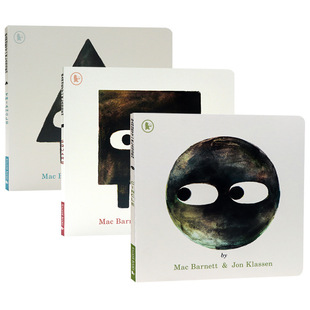 Triangle Round Square picture book trilogy 3 Volumes English picture book Triangle Circle Square
