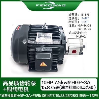 油圧オイルポンプモーターセット0.75kw油圧モーター1.Kw/2.2 // 3kw/4kw/5.Kwモータオイルポンプ|undefined