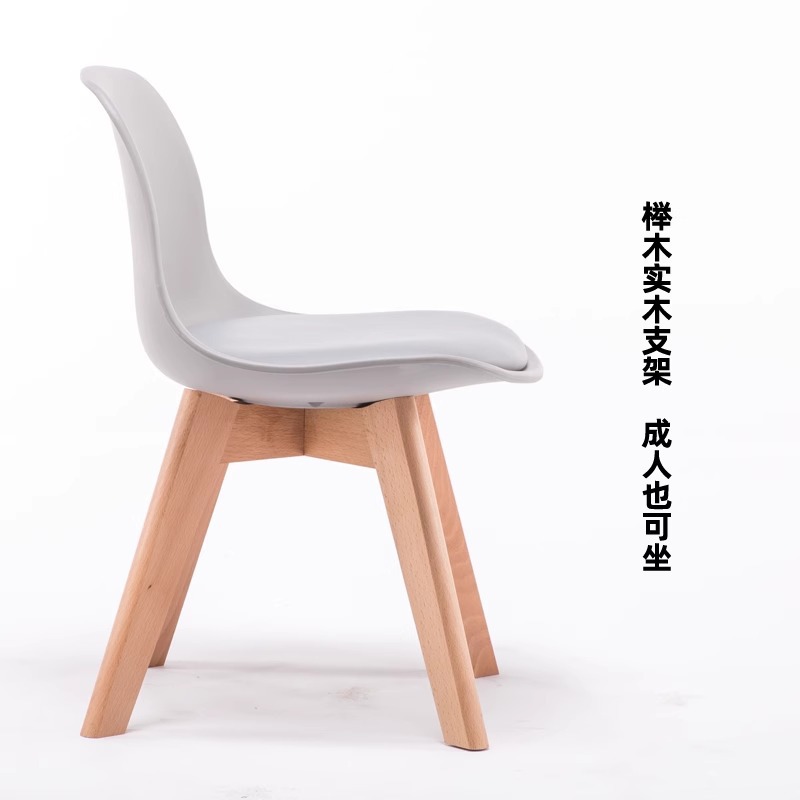 silla de estudio silla de respaldo de plástico silla de niños silla pequeña silla taburete silla de estudio para niños pequeños image 5
