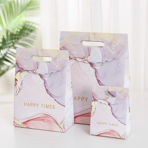 Ins style simple handbag gift bag cosmetics return gift bag clothing shopping bag flip candy gift bag