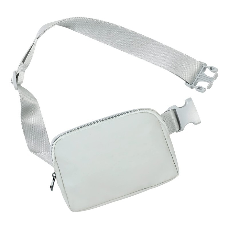 109g Weight Bag Strap Bag Accessories Type Zipper Closure Type Sling Strap Strap Type Fanny Pack Bags Type Daily, Sports Occasion Polyester Material Women's Backpack Backpack Solid Color Pattern All Seasons Season Unisex Gender Basic Style Square Shape Unisex Basic Solid Color Polyester Waist Bags