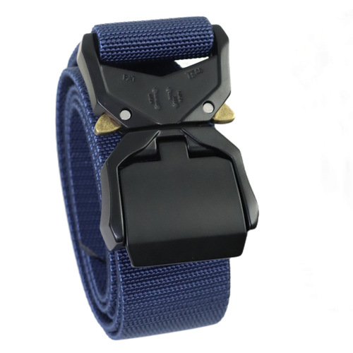 Wholesale Men's Cobra Tactical Belt 3.8cm New Double Quick Release Aluminum Buckle Nylon Belt
