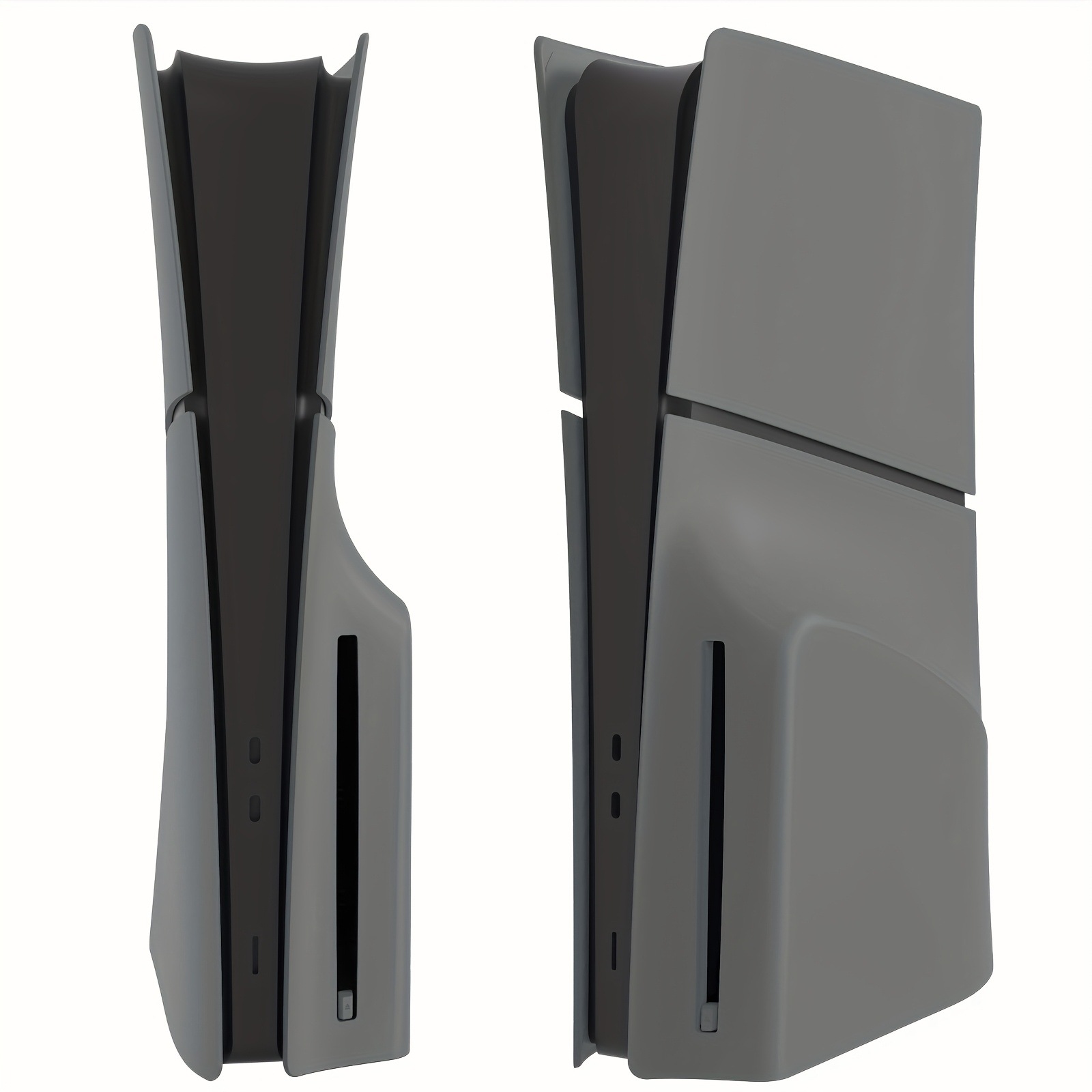 Exclusivo transfronterizo para PS5 Slim Carcasa de repuesto de fibra de carbono Funda protectora de consola de juegos Versión de unidad óptica digital desmontable