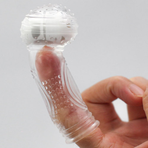 Pleasing HiDo vibrating finger pick bump particles stimulate flirting female jade stem exerciser sex toy