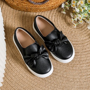 Cross-border Girls Simple Bow Flat Summer New Fashionable All-match Casual Sports Soft Bottom Children's Shoes