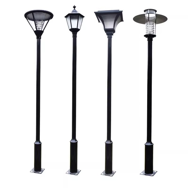 lámparas de jardín al por mayor lámparas de aluminio fundido al aire libre impermeable lámpara de calle fábrica venta directa led lámpara de jardín al aire libre