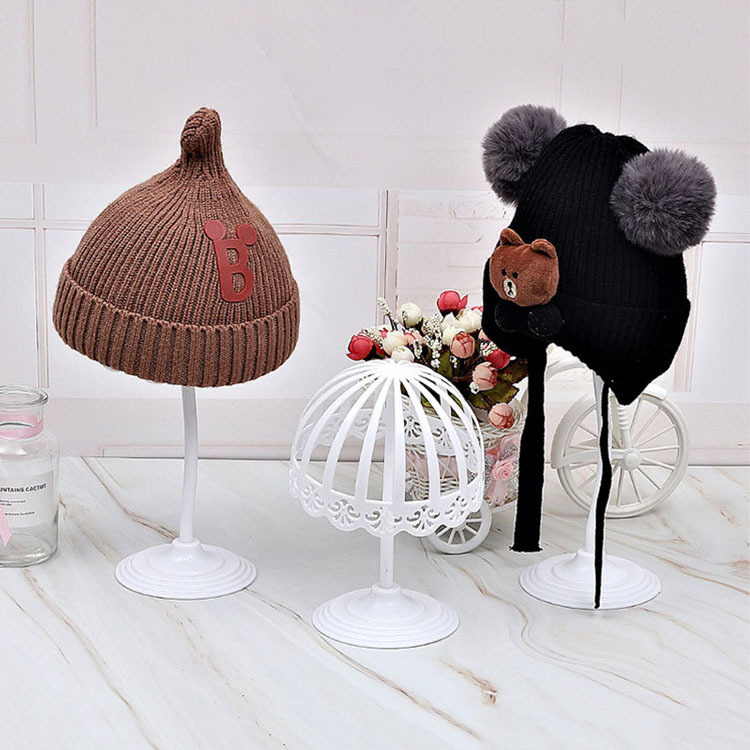 塑料镂空帽架假发支架母婴店儿童帽展架立体多功能帽撑成人帽托