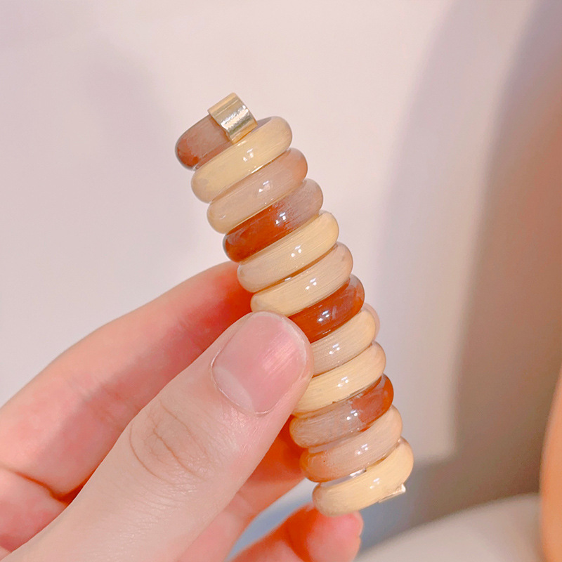 Nueva diadema con cordón para teléfono para mujer, alta gama, de aspecto alto, cabello trenzado, banda de goma, lazo para el cabello para niños, cabello trenzado con cola de caballo