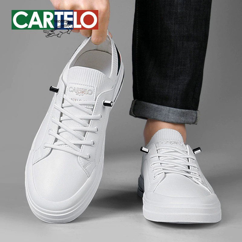 Katile крокодил мужская обувь весна и осень 2025 новая корейская версия универсальной обуви для мужчин