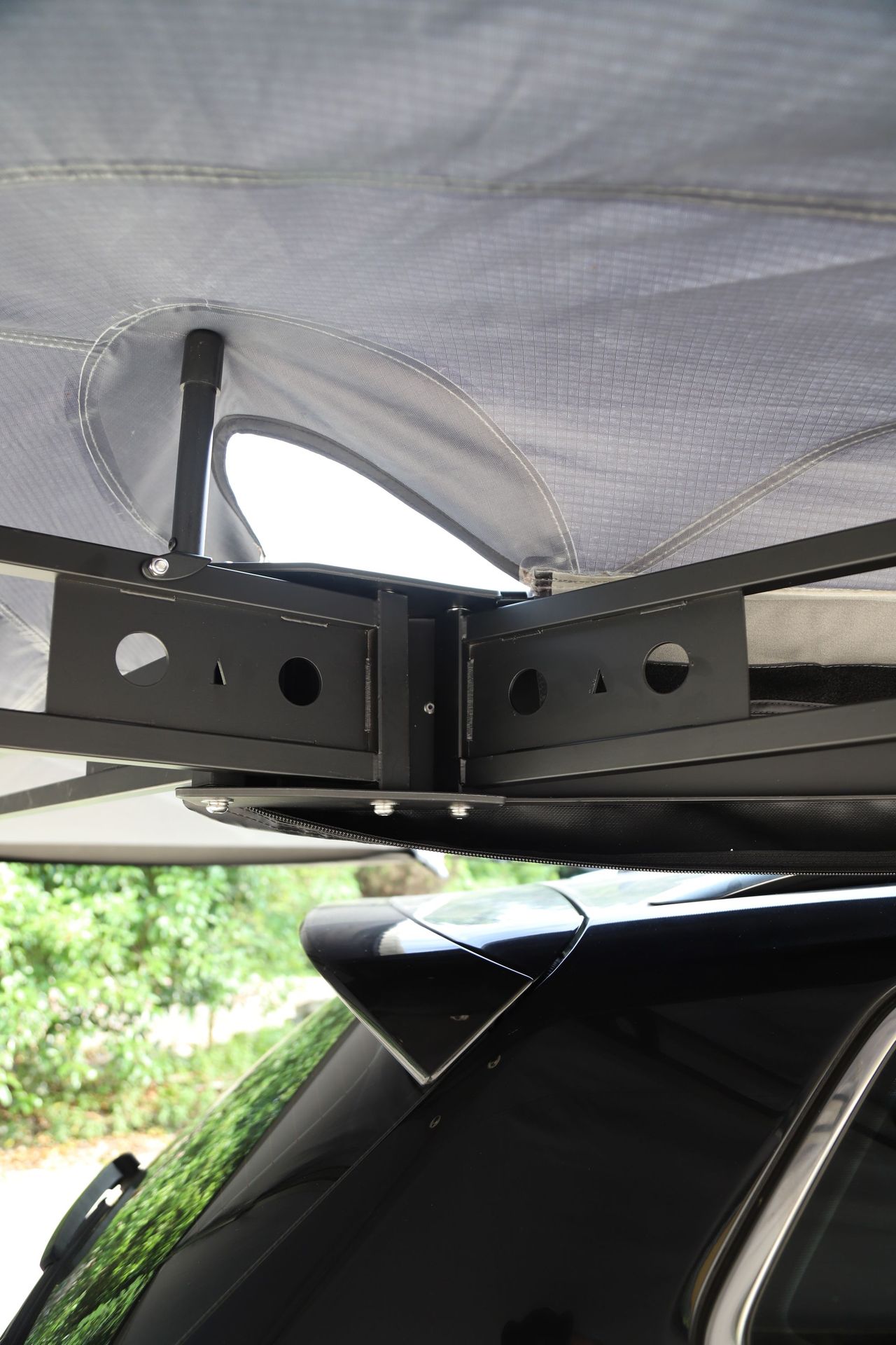 270 degree fan-shaped outdoor car side tent side tent canopy car awning roof side tent canopy