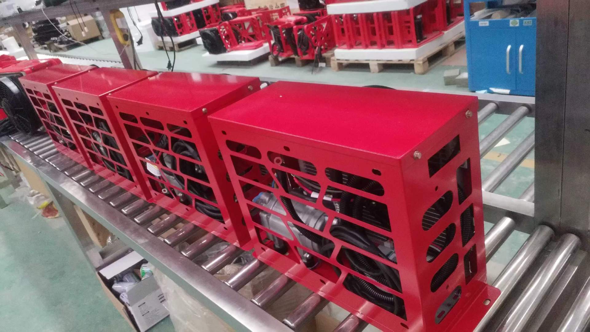 Large truck parking air conditioner 24v refrigeration intelligent frequency conversion car modification 12v car air conditioner excavator engineering vehicle