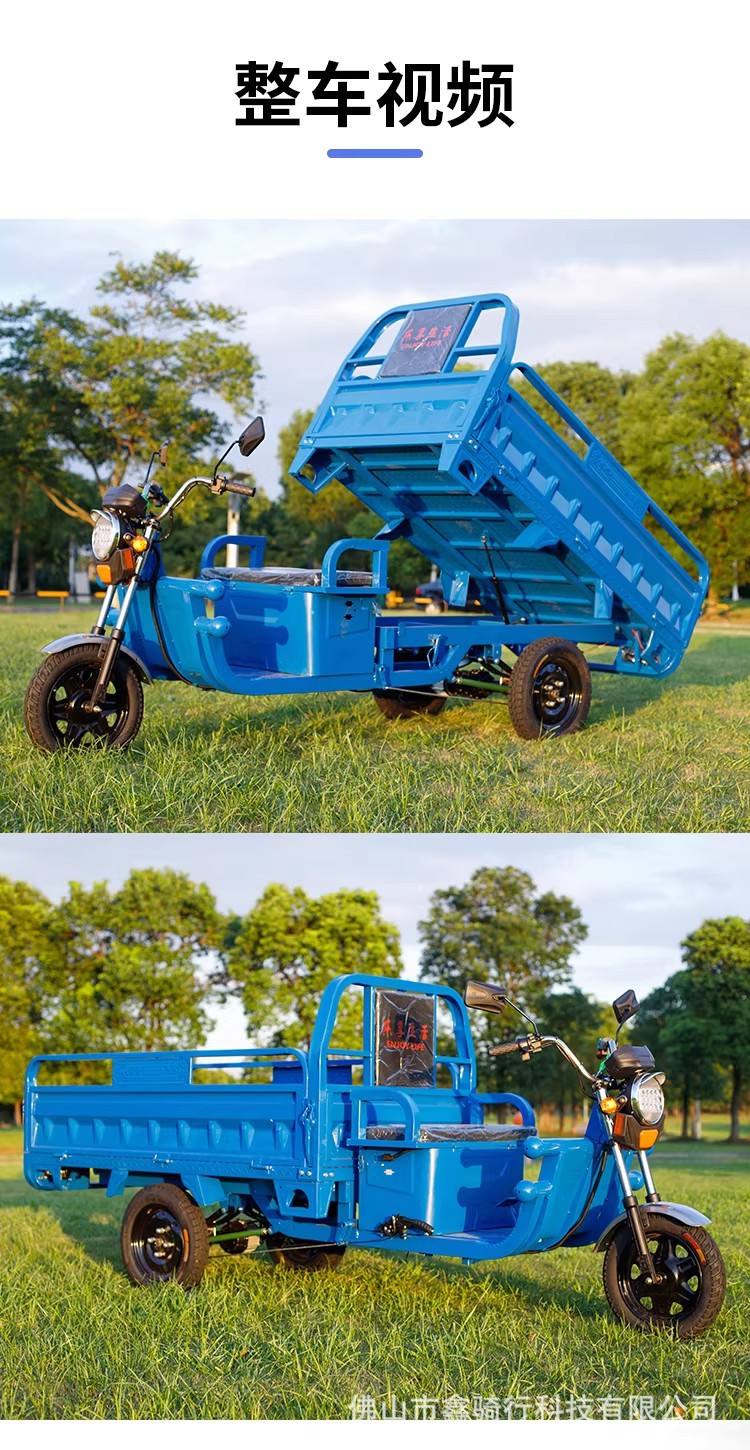 Electric Tricycle Home Small Cargo Express Agricultural Hauling