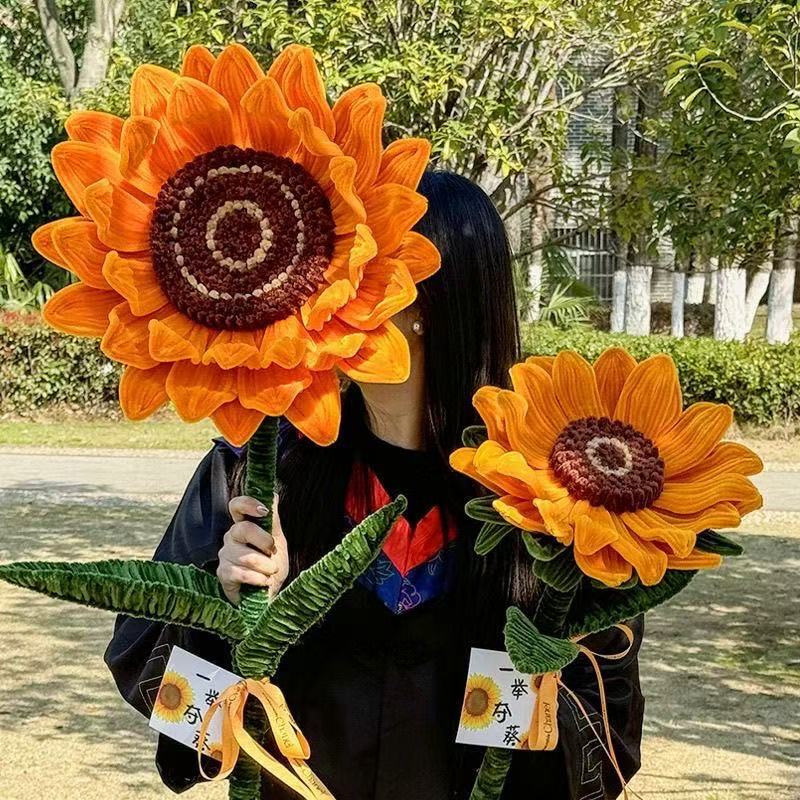 Creative Giant Twist Stick Sunflower Bouquet Handmade DIY Material 100-Day Oath to Send to Classmates and Best Friends for High School Entrance Examination Creative Giant Twist Stick Sunflower Bouquet Handmade DIY Material 100-Day Oath to Send to Classmates and Best Friends for High School Entrance Examination