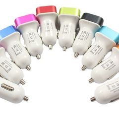 汽車器充電車充頭通用車載充電器USB轉換器一拖二汽車充電器配件
