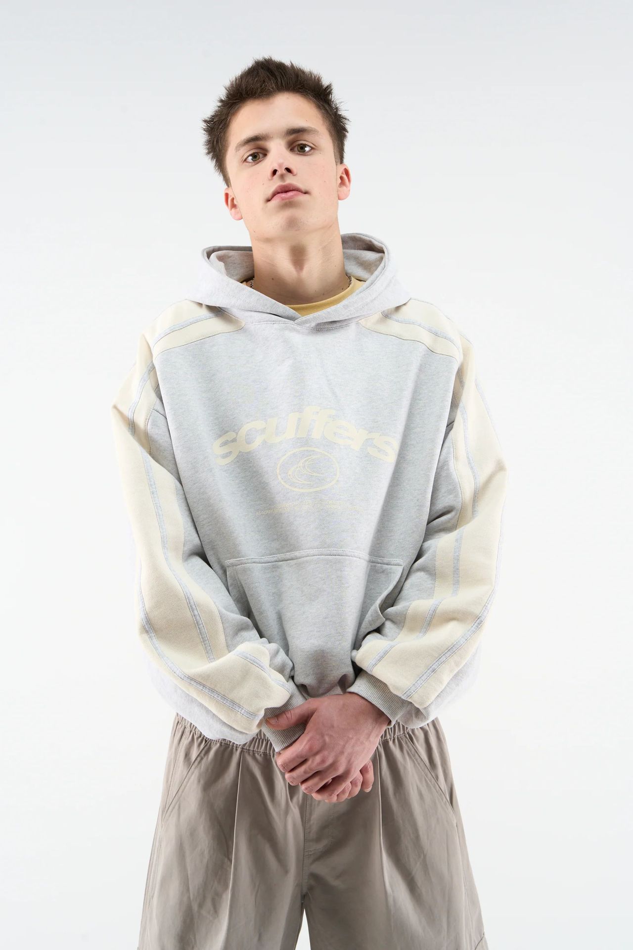 Scuffers Effortless Hoodie Light Grey