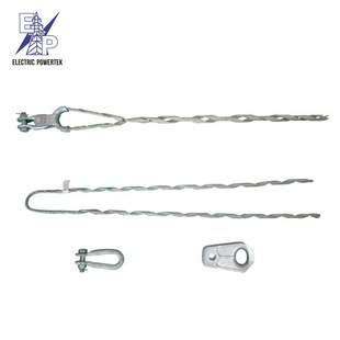 Factory Direct Sales Spot Pre-Twisted Wire Adss Optical Cable Pre-Twisted Cable Clamp Small Tension-Resistant Cable Clamp Pre-Twisted