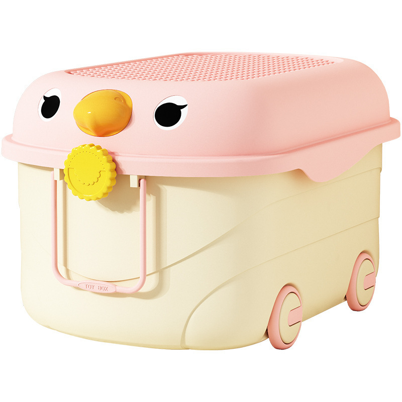 子供のおもちゃかわいい収納ボックス家庭用ベビー服ビルディングブロックオーガナイザーボックスプーリースナックブック大容量|undefined