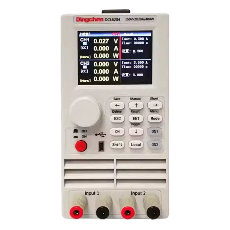 Производитель Dingchen напрямую поставляет серию тестеров электронной нагрузки постоянного тока для проверки внутреннего сопротивления и разряда DCL6104