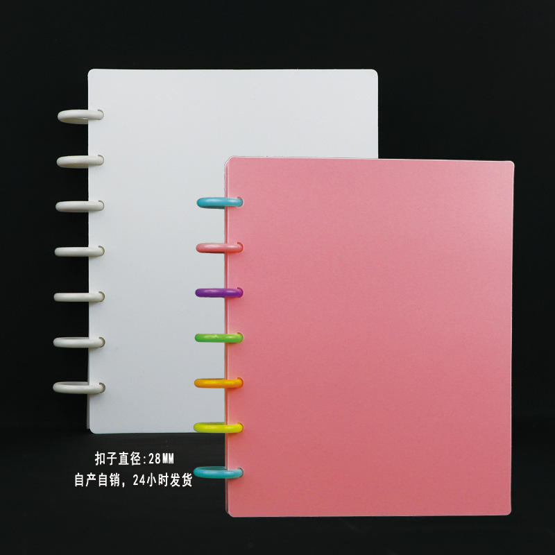 Mushroom Button Collection Photo Album Korean Small Card Album 4-Square Grids Mushroom Hole Card Storage Album Loose-Leaf 3inch Polaroid