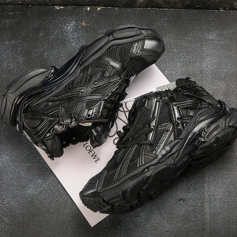 High quality sport sneakers Париж 7 поколений мужчин и женщин, увеличенных на толстом дне