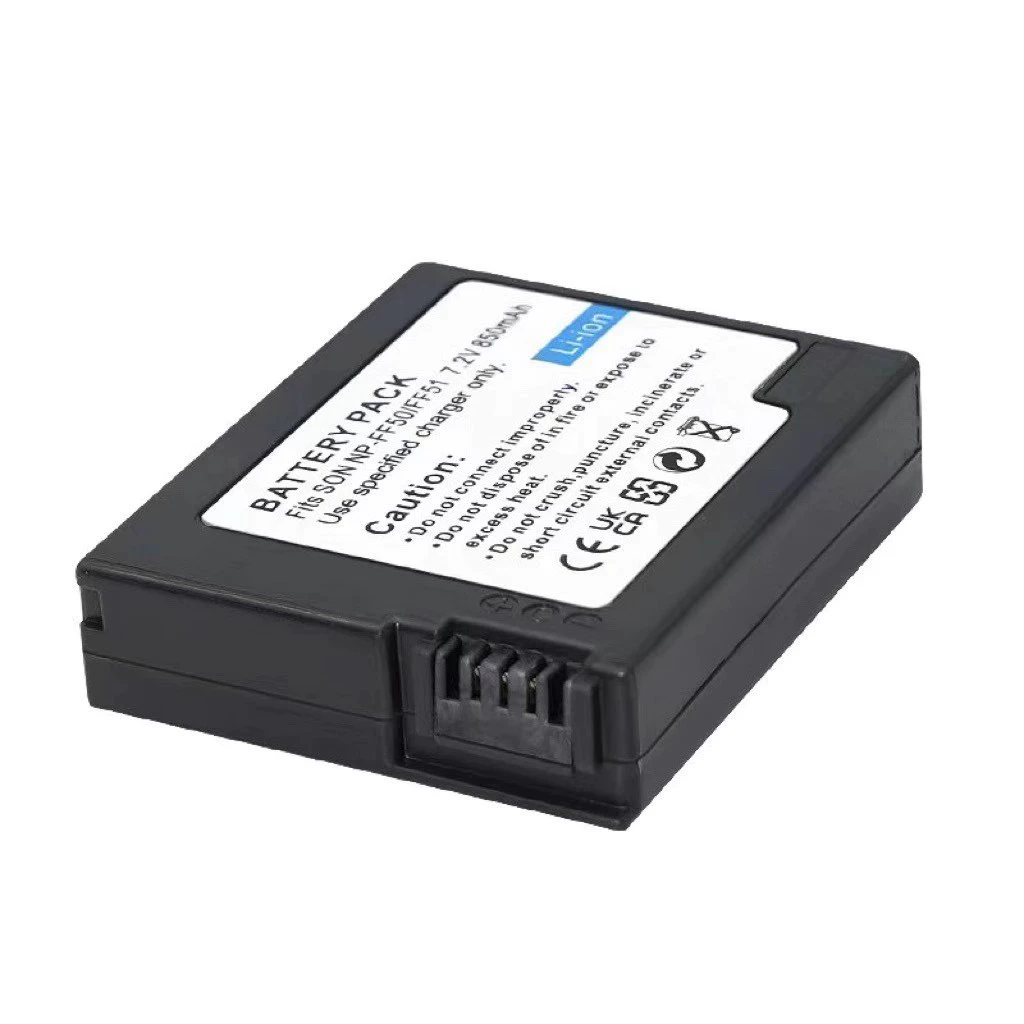 Совместимо FF71 NP-FF50/FF51/FF70/FF71 Sony IP210E/IP220E аккумулятор камеры