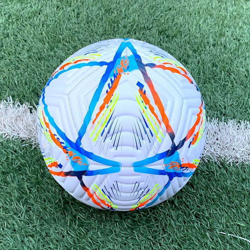 ミシン縫いサッカーフットボールワールドカップヨーロッパカップアメリカカッププレミアリーグ試合トレーニングNo.5 PVCサッカー卸売|undefined