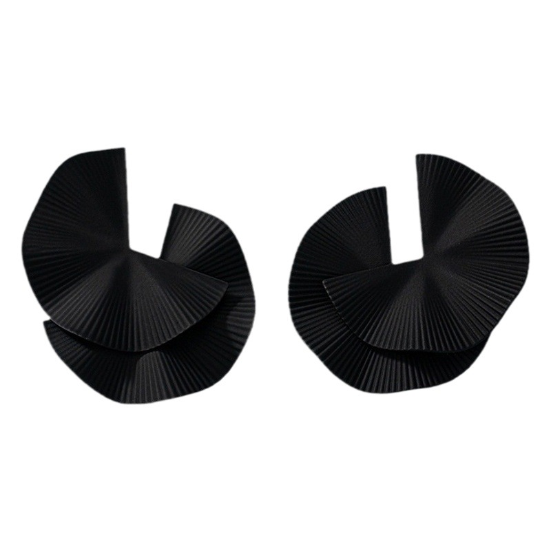 2023 nuevo diseño torcido pendientes de moda personalidad Internet celebridad exagerada versátil accesorios cena joyería del oído