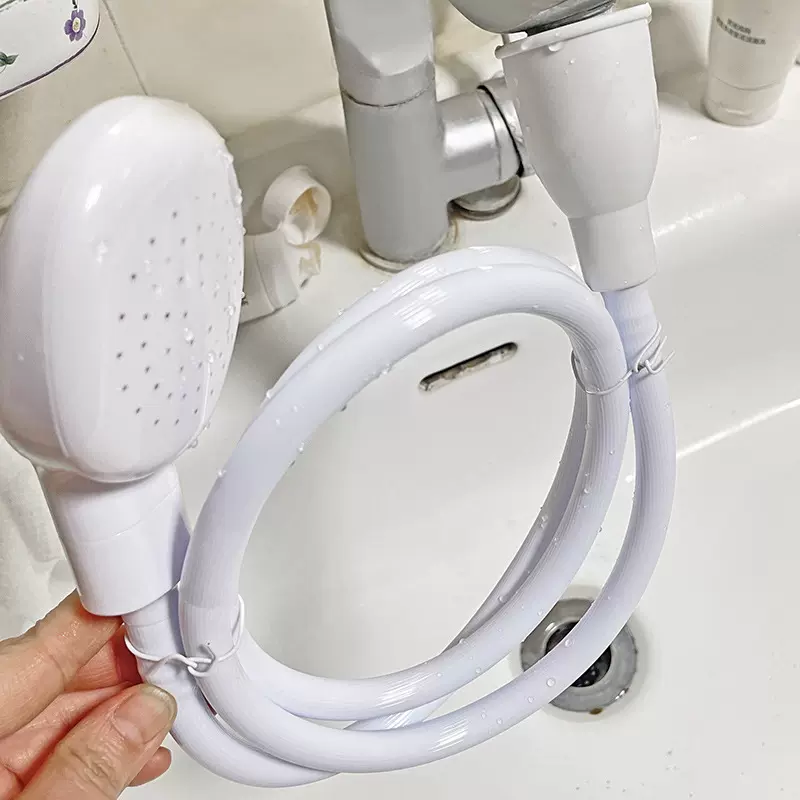 跨境多功能宠物花洒猫狗洗澡清洁用品宿舍简易直插式快接加长喷头