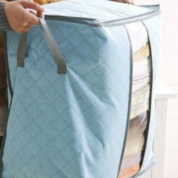 Nueva gran bolsa de almacenamiento de edredón de carbón de bambú colorido edredón Almacenamiento de ropa almacenamiento organizador bolsa de almacenamiento