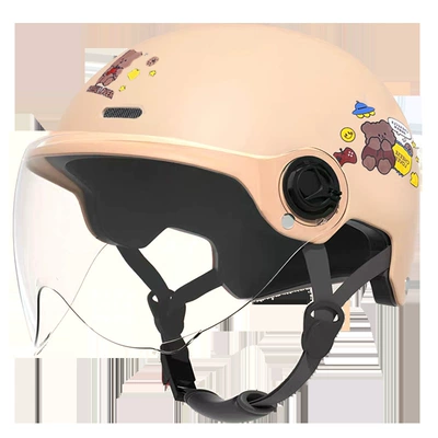 Motosiklet kaskı (dəbilqə): car summer double mirror half helmet