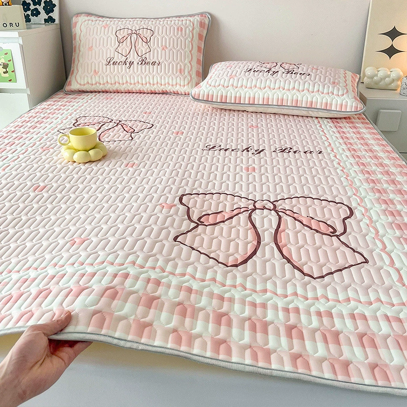 Латексные коврики новый набор из трех частей летом ледяной шелк прохладный коврик для детей постельное белье двойной кондиционер мягкий коврик 2 оптовая продажа