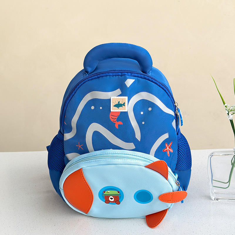 Mochila escolar para niños Dibujos animados Anime Kindergarten Mochila para niños 3-5 años Clase pequeña y media Mochila para niños y niñas Comercio exterior