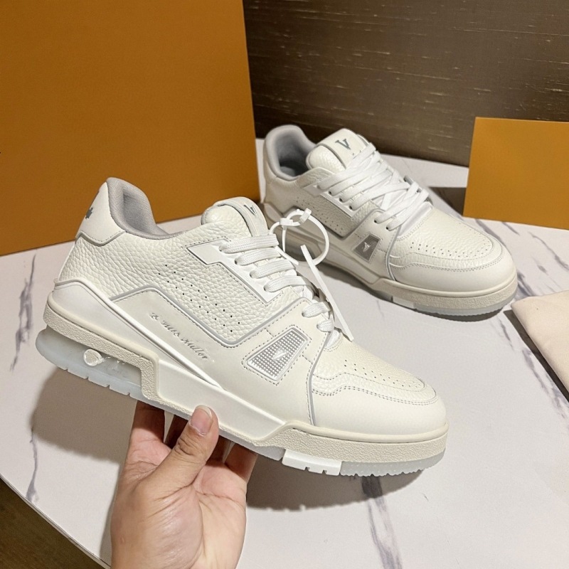 Guangzhou versión superior original puro paquete completo entrenador de asno zapatillas deportivas casuales de cuero para parejas hombres y mujeres skate