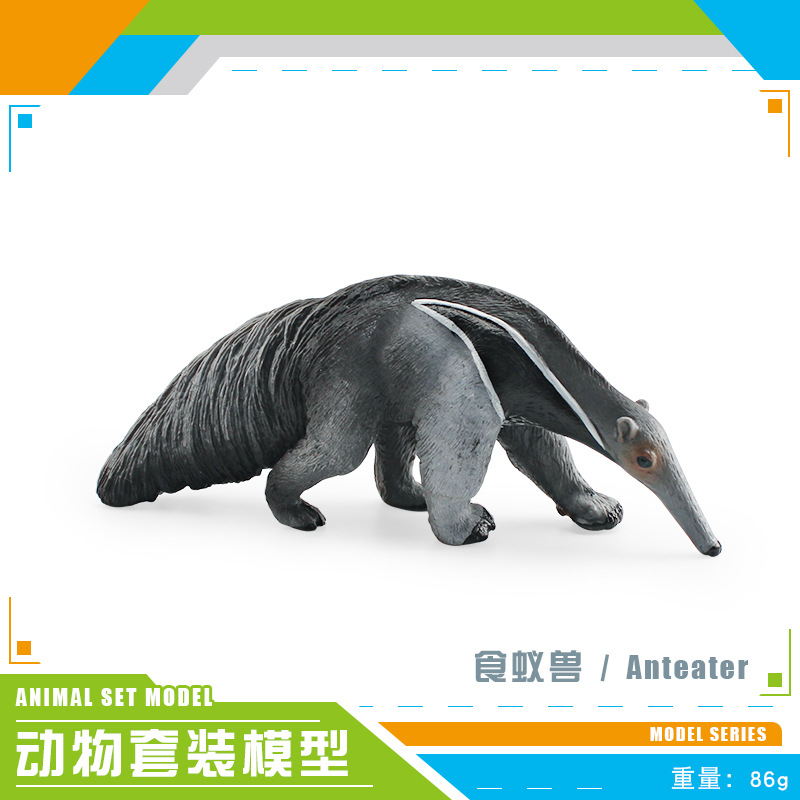 Simulación cognitiva para niños transfronterizos hámster Caracol ratón holgado zorro oso hormiguero bosque animal modelo de juguete